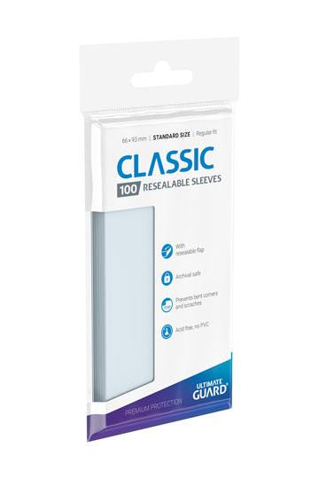 Ultimate Guard - CLASSIC RESEALABLE SLEEVES Regular-Fit 100er Standard Size