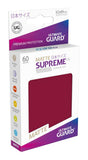 Ultimate Guard - SUPREME UX MATTE JAPANESE SIZE 60er Sleeves Burgundy