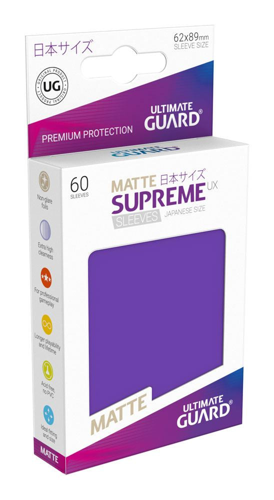 Ultimate Guard - SUPREME UX MATTE JAPANESE SIZE 60er Sleeves Purple