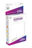Ultimate Guard - SUPREME UX MATTE JAPANESE SIZE 60er Sleeves White