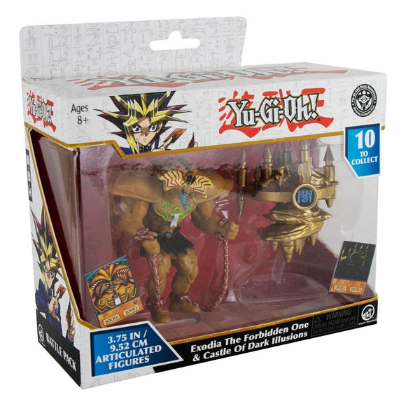 Yu-Gi-Oh! Figurines Exodia The Forbidden One & Castle Of Dark Illusions 10 cm
