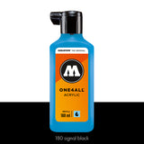 180 SIGNAL BLACK Refill 180ml One4All Molotow