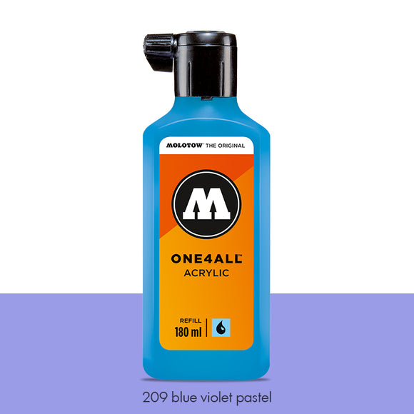 209 BLUE VIOLET PASTEL Refill 180ml One4All Molotow