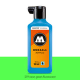 219 NEON GREEN FLUO Refill 180ml One4All Molotow