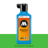 222 KACAO77 UNIVERSES GREEN Refill 180ml One4All Molotow