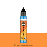 218 NEON ORANGE FLUO Refill 30ml One4All Molotow