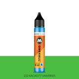 222 KACAO77 UNIVERSES GREEN Refill 30ml One4All Molotow