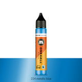 224 METALLIC BLUE Refill 30ml One4All Molotow