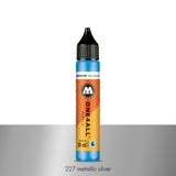 227 METALLIC SILVER Refill 30ml One4All Molotow
