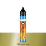 228 METALLIC GOLD Refill 30ml One4All Molotow