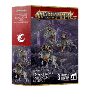 Gloomspite Gitz Snarlboss & Wolfgit Retinue