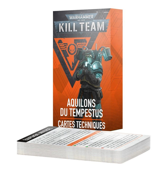 Kill Team - Cartes Techniques Aquilons du Tempestus (FRA)