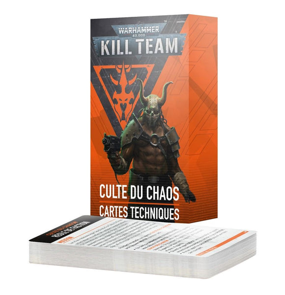 Kill Team - Cartes Techniques Culte du Chaos (FRA)