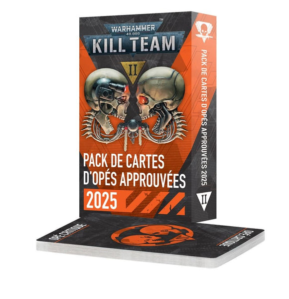 Kill Team - Pack de Cartes d'Opés Approuvées 2025 (FRA)
