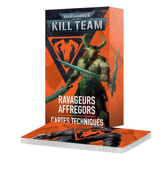 Kill Team - Cartes Techniques Ravageurs Affregors (FRA)