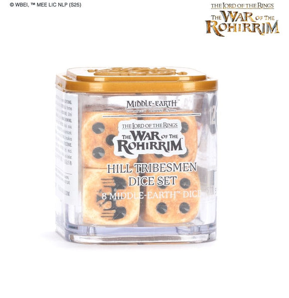 LOTR Middle-Earth Strategy Battle Game - The War of the Rohirrim - Hill Tribesmen Dice Set