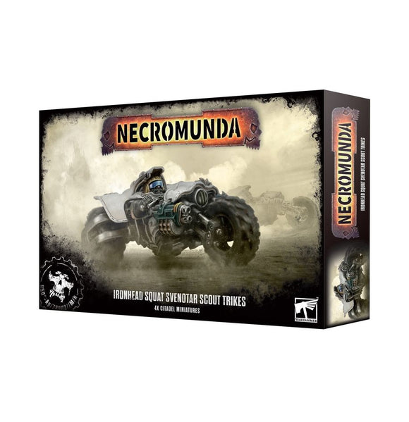 Necromunda - Ironhead Squat Svenotar Scout Trikes