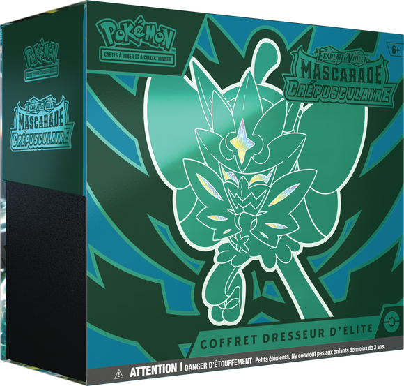 Pokémon - Écarlate et Violet 06 - Mascarade Crépusculaire - Coffret Dresseur d'Élite (FRA)