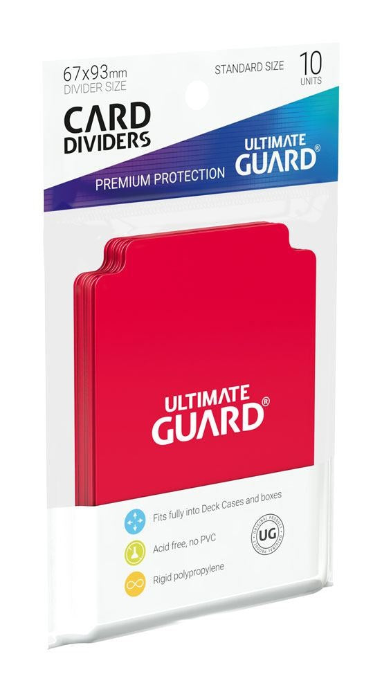 Ultimate Guard - CARD DIVIDERS - Red