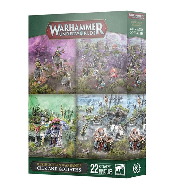 Warhammer Underworlds - Destruction Warbands - Gitz and Goliaths