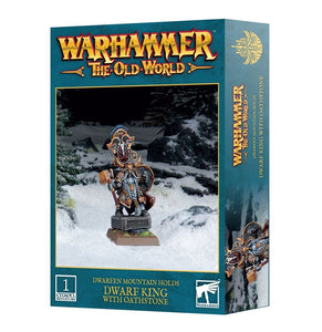 The Old World - Dwarfen Mountain Holds - Dwarf King with Oathstone