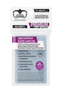 Ultimate Guard - PREMIUM SOFT Mini European Sleeves 50er