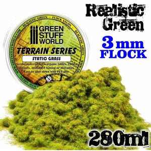 Herbe Statique 3mm pot de 280ml - Vert réaliste