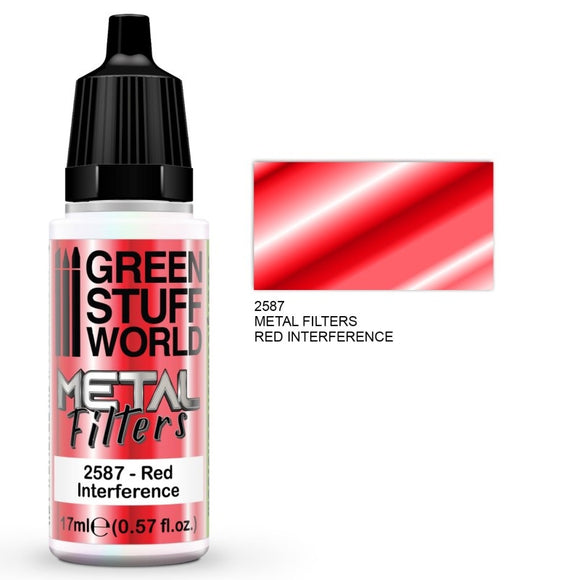 Filtres Métalliques - Interférence Rouge 17ml