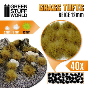 Touffes d'herbe 12mm - Beige