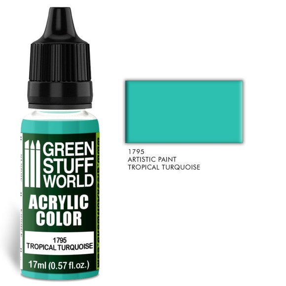 Peinture acrylique Tropical Turquoise 17ml