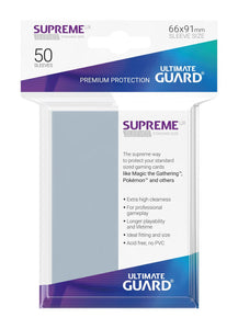 Ultimate Guard - SUPREME UX 50er Standard Sleeves Transparent