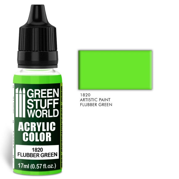 Peinture acrylique Flubber Green 17ml