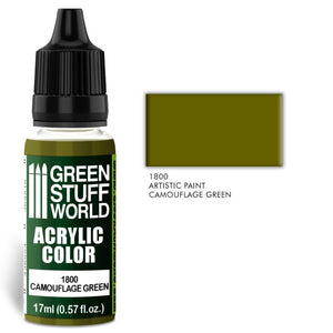 Peinture acrylique Camouflage Green 17ml