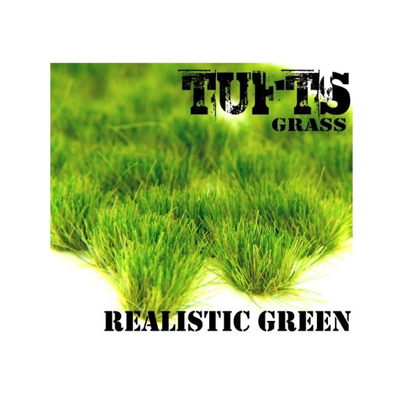 Touffes d'herbe 6mm - Vert réaliste