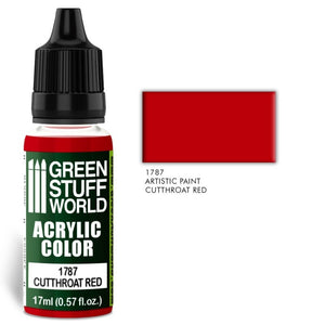 Peinture acrylique Cutthroat Red 17ml