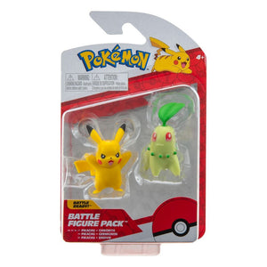 Pokémon - Battle Figure Pack - Pikachu, Germignon