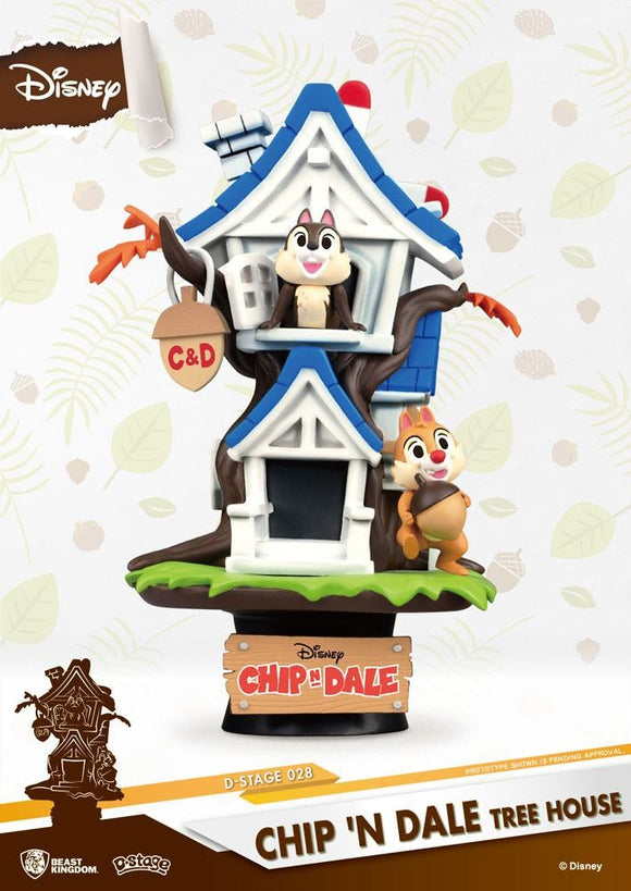 Disney - Chip 'n Dale - D-Stage - Diorama Tree House 16cm
