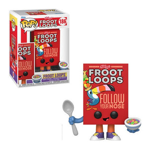 Kellogs - Fruit Loops Cereal Box #186
