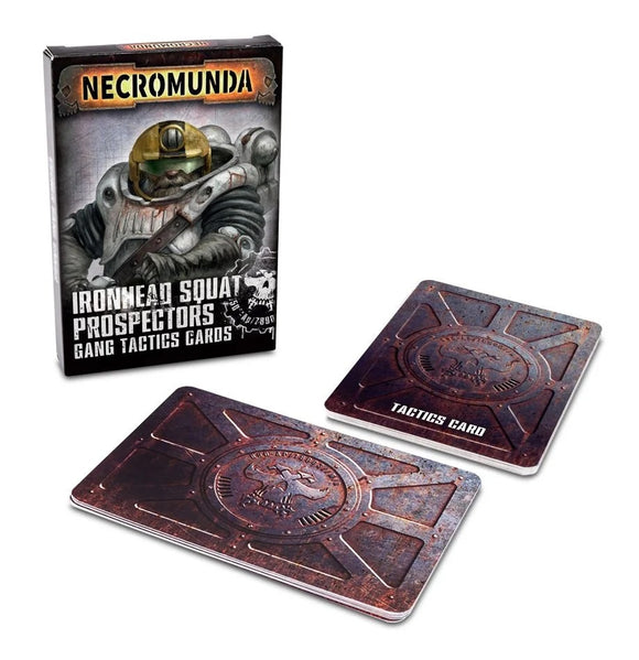 Necromunda - Ironhead Squat Prospectors Gang Tactics Cards (ENG)