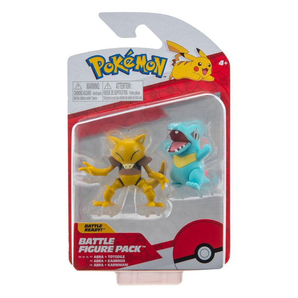 Pokémon - Battle Figure Pack - Kaiminus & Abra 5 cm