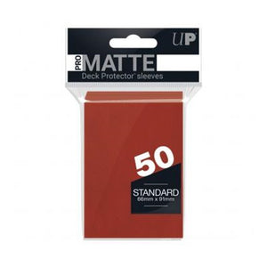 Ultra Pro - PRO MATTE - Standard 50er - Red