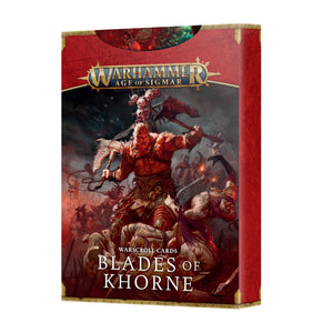 Blades of Khorne - Warscroll Cards (FRA) 2023