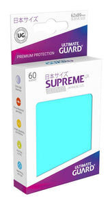 Ultimate Guard - SUPREME UX MATTE JAPANESE SIZE 60er Sleeves - Aquamarine