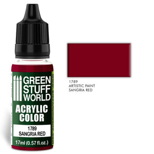 Peinture acrylique Sangria Red 17ml