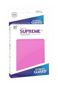 Ultimate Guard - SUPREME UX MATTE 80er Standard Sleeves - Pink