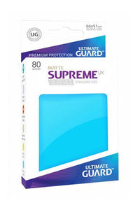 Ultimate Guard - SUPREME UX MATTE 80er Standard Sleeves - Light Blue