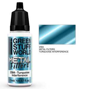 Filtres Métalliques - Interférence Turquoise 17ml