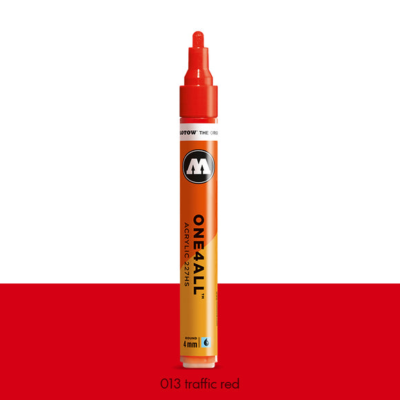 013 TRAFFIC RED Marker Molotow 227HS - 4mm