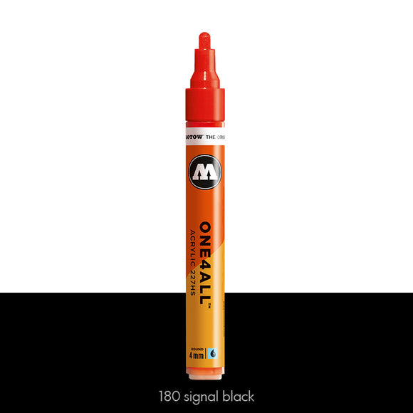 180 SIGNAL BLACK Marker Molotow 227HS - 4mm