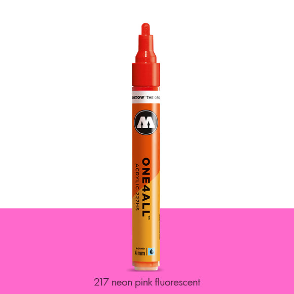 217 NEON PINK FLUO Marker Molotow 227HS - 4mm